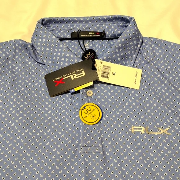 RLX Ralph Lauren men's UV protection golf T-shirt. XL - Picture 3 of 9
